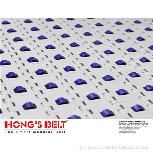 The Beverage Industry Modular Belt (HS-800-1C) with Roller